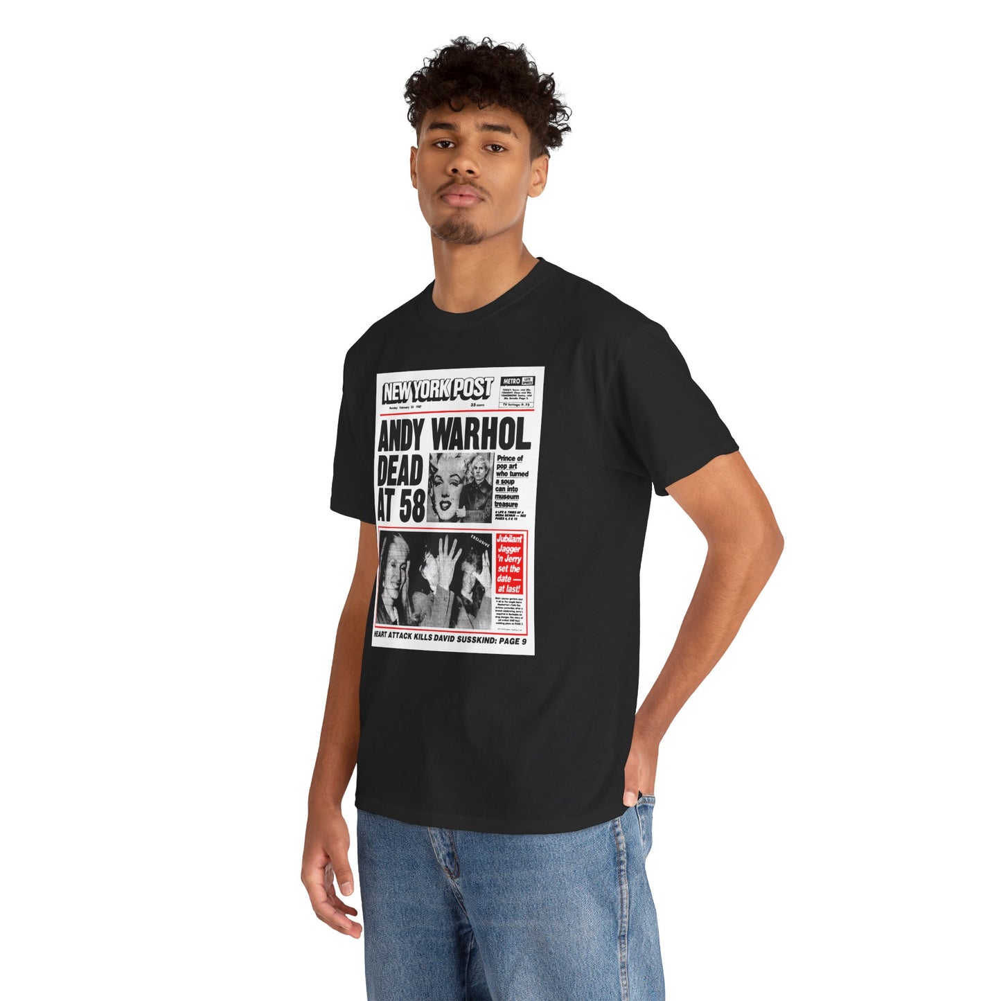 Andy Warhol Dead at 58 - T-Shirt