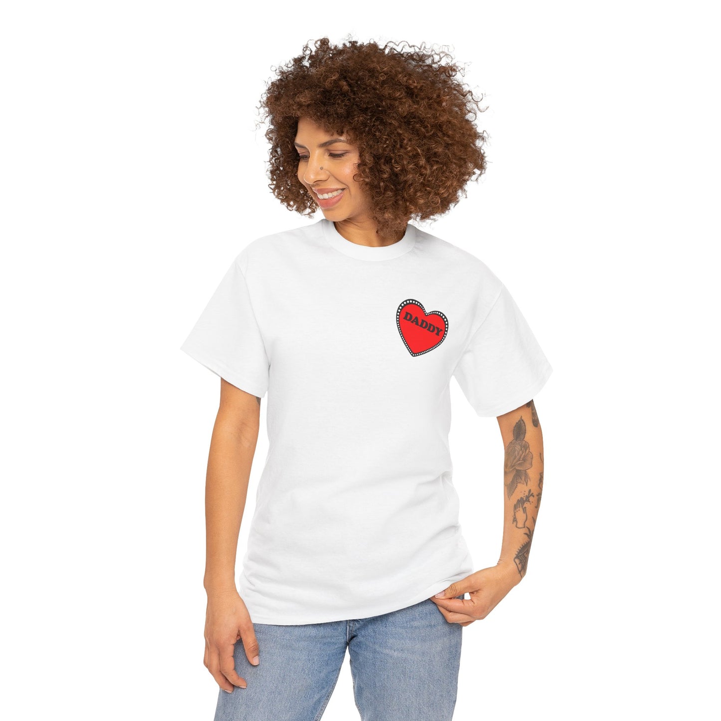 Studded Heart DADDY - T-Shirt