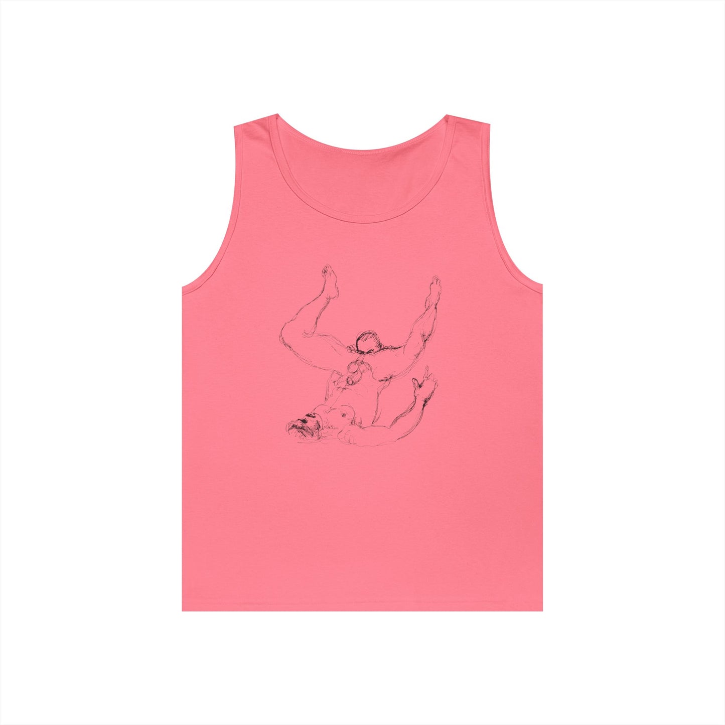 Rimming Tank Top – Gay Erotic Line Art Muscle Tee