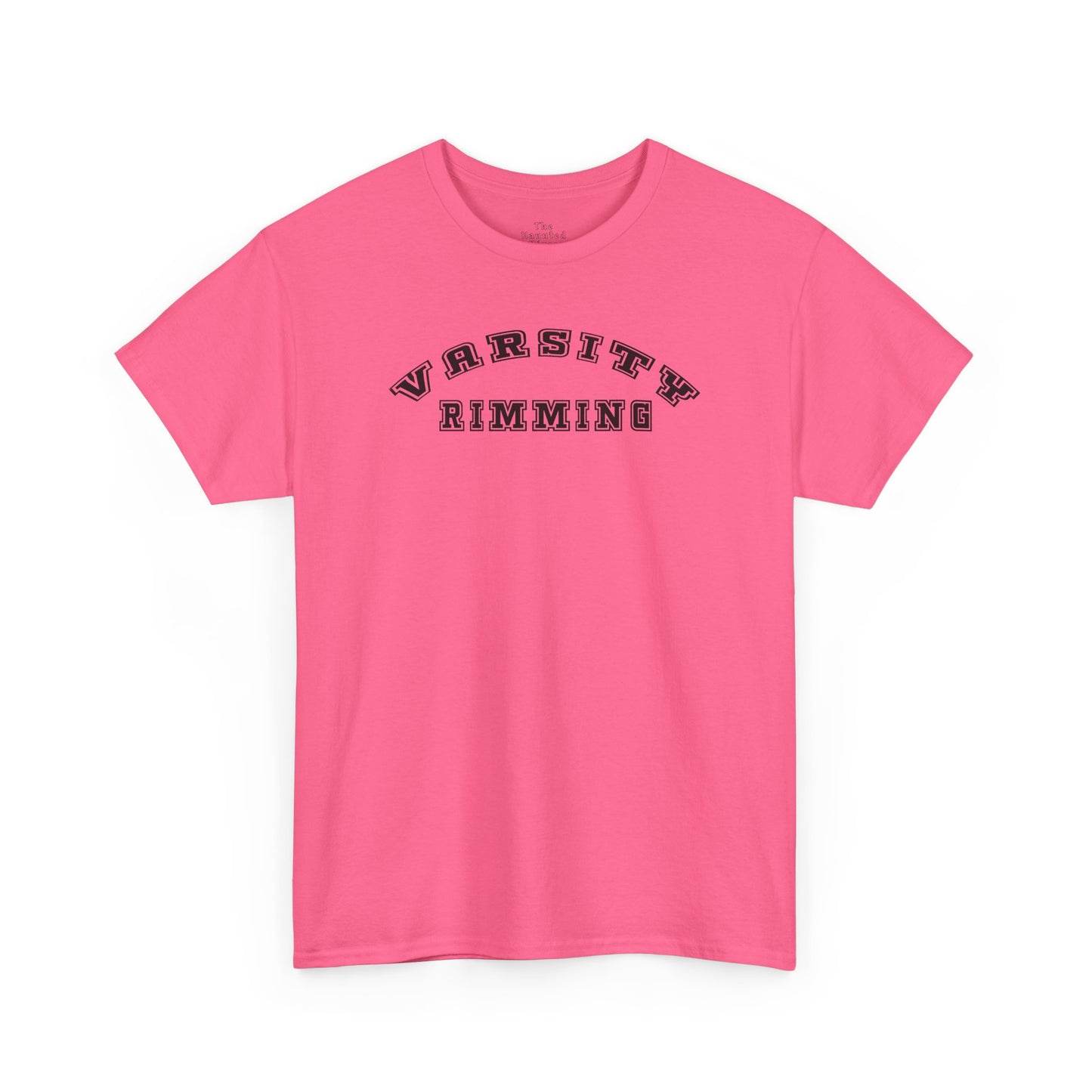Varsity Rimming Shirt – Queer Jock Pride Tee – Camp Kinkwear