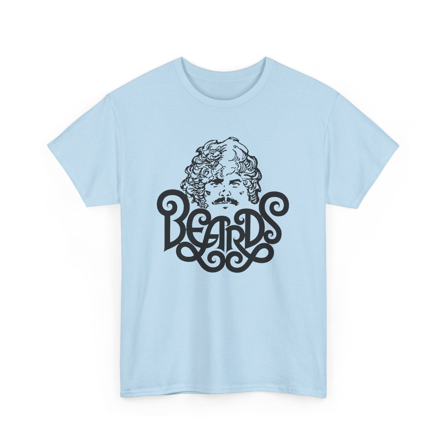 Beards Tshirt – Retro Gay Bear Tee with Vintage Script
