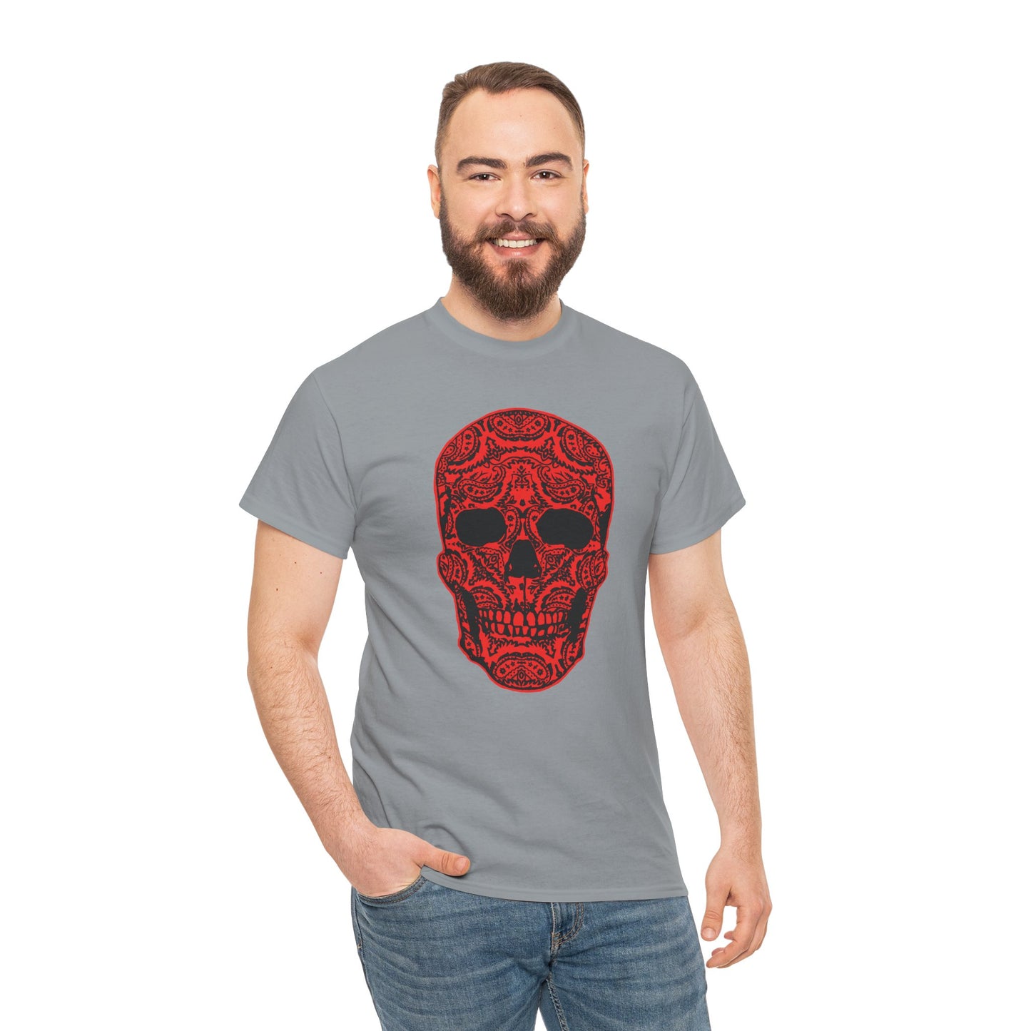 Paisley Skull - T-Shirt