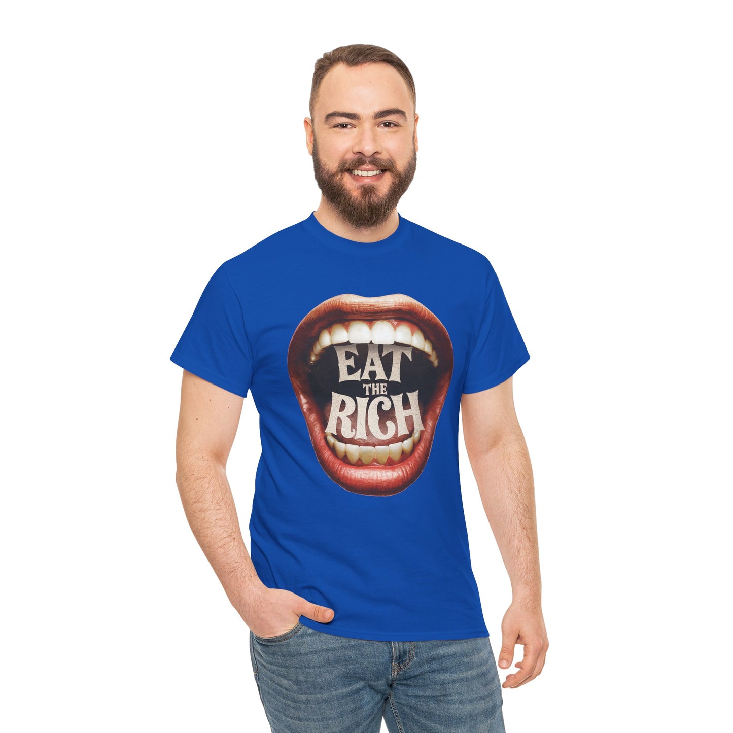 Eat the Rich Tshirt – Punk Political Shirt – Anti Capitalist Tee