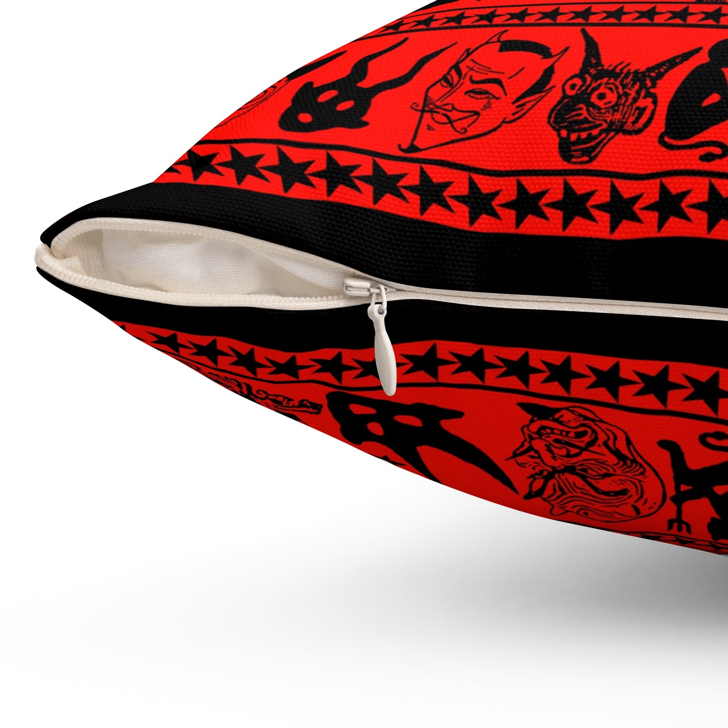Vintage Devil Clip Art - Pillow