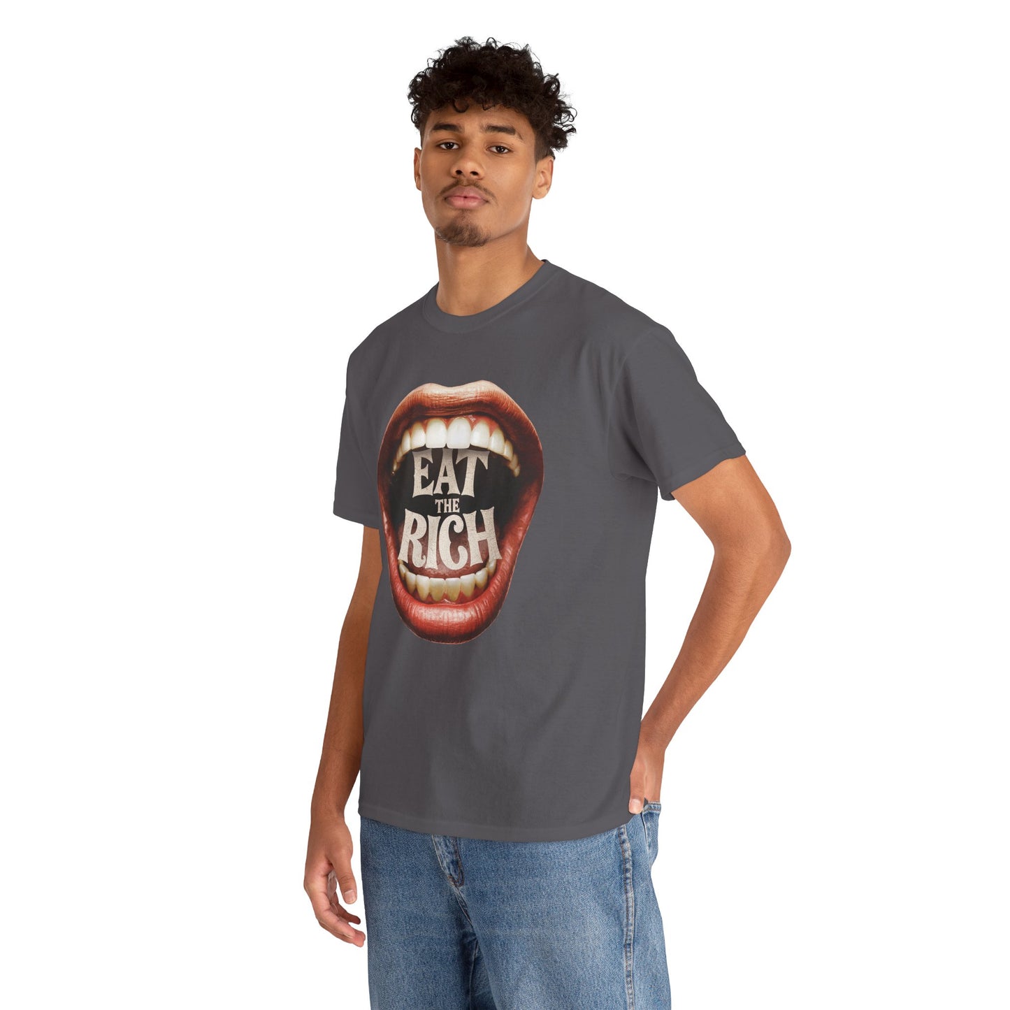 Eat the Rich Tshirt – Punk Political Shirt – Anti Capitalist Tee
