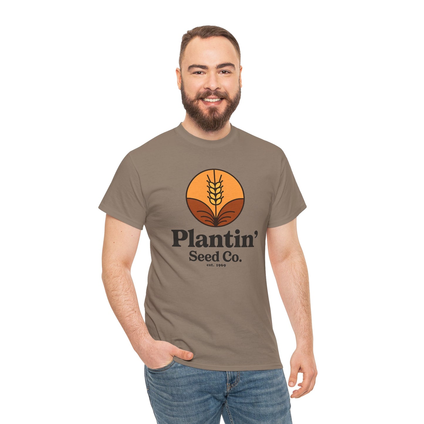 Plantin’ Seed Co. Tshirt – Retro Farming Parody – Campy Innuendo Top