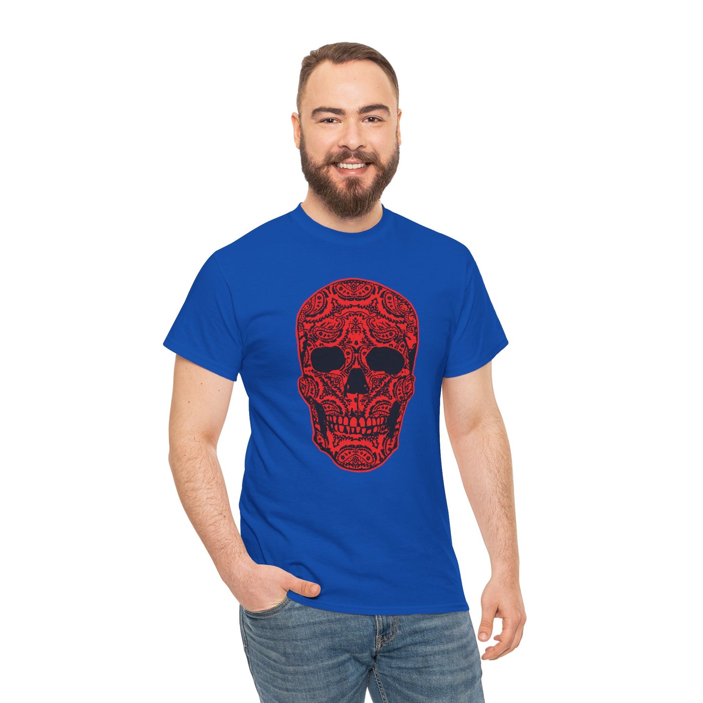 Paisley Skull - T-Shirt
