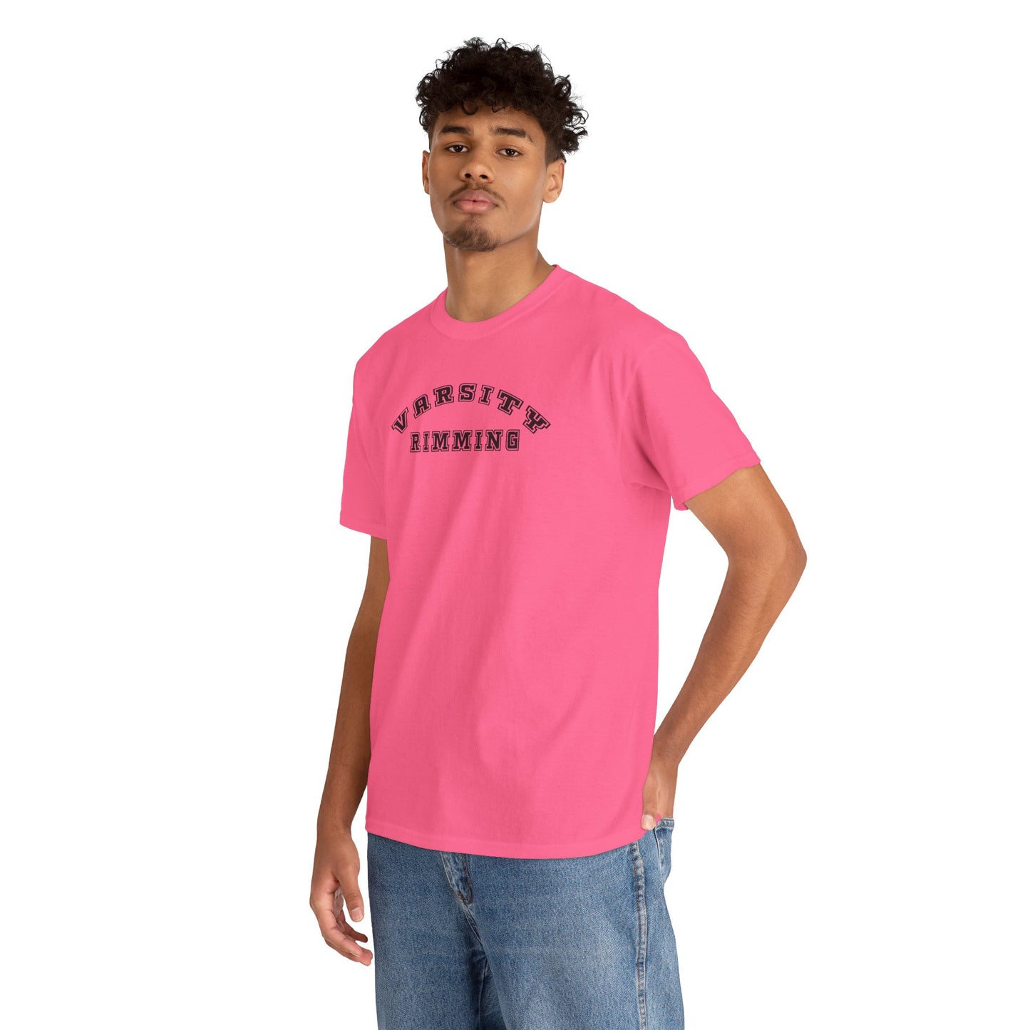 Varsity Rimming Shirt – Queer Jock Pride Tee – Camp Kinkwear