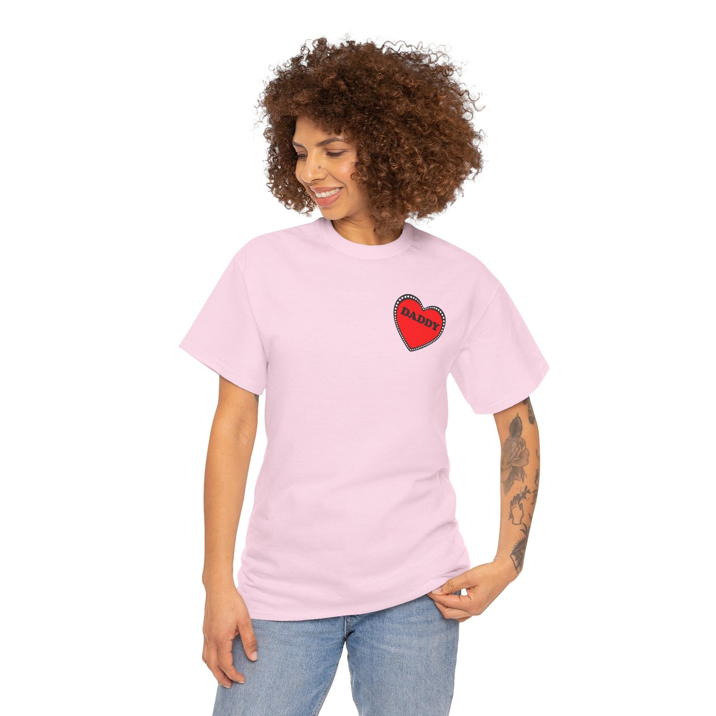 Studded Heart DADDY - T-Shirt