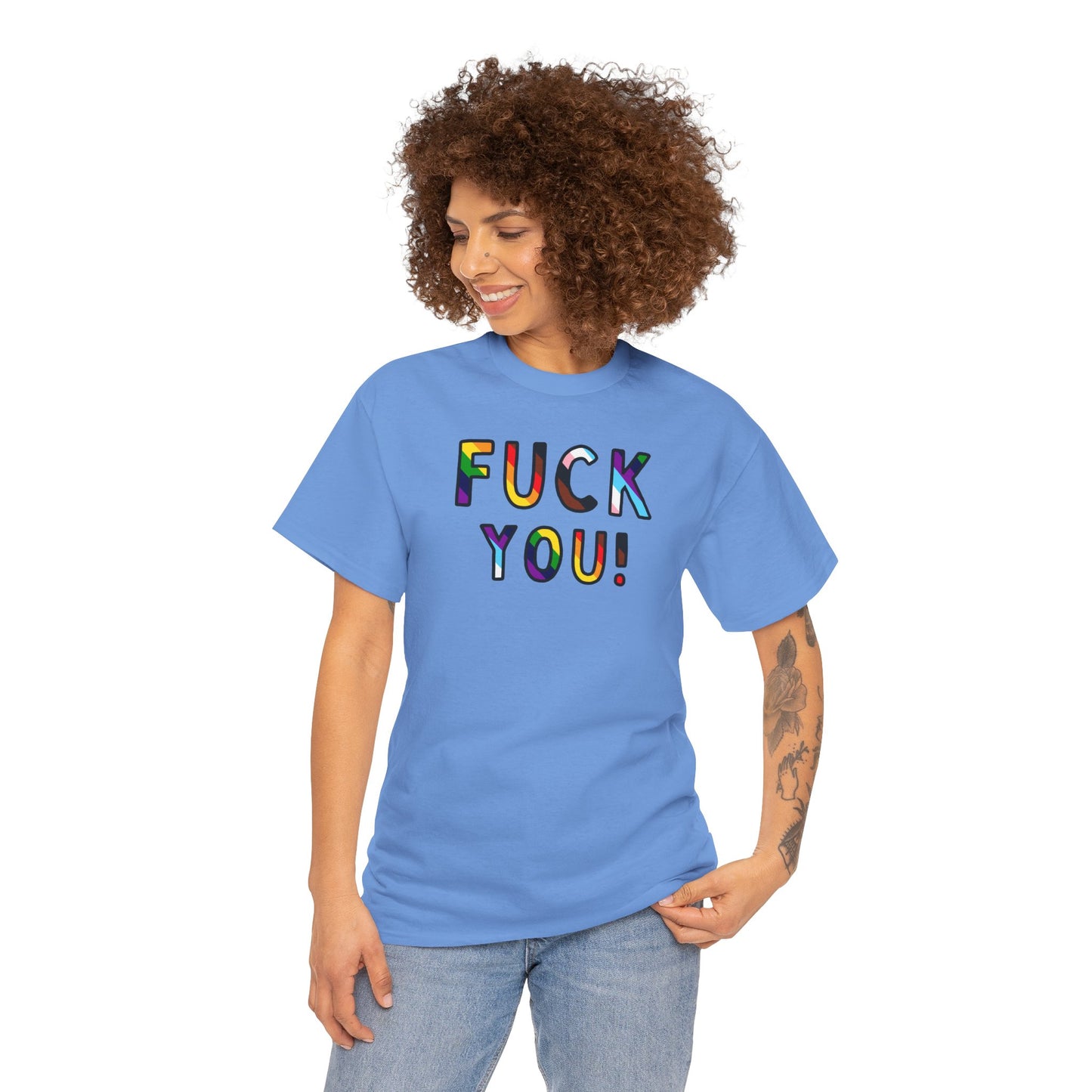 Fuck You Rainbow Flag Protest - TShirt