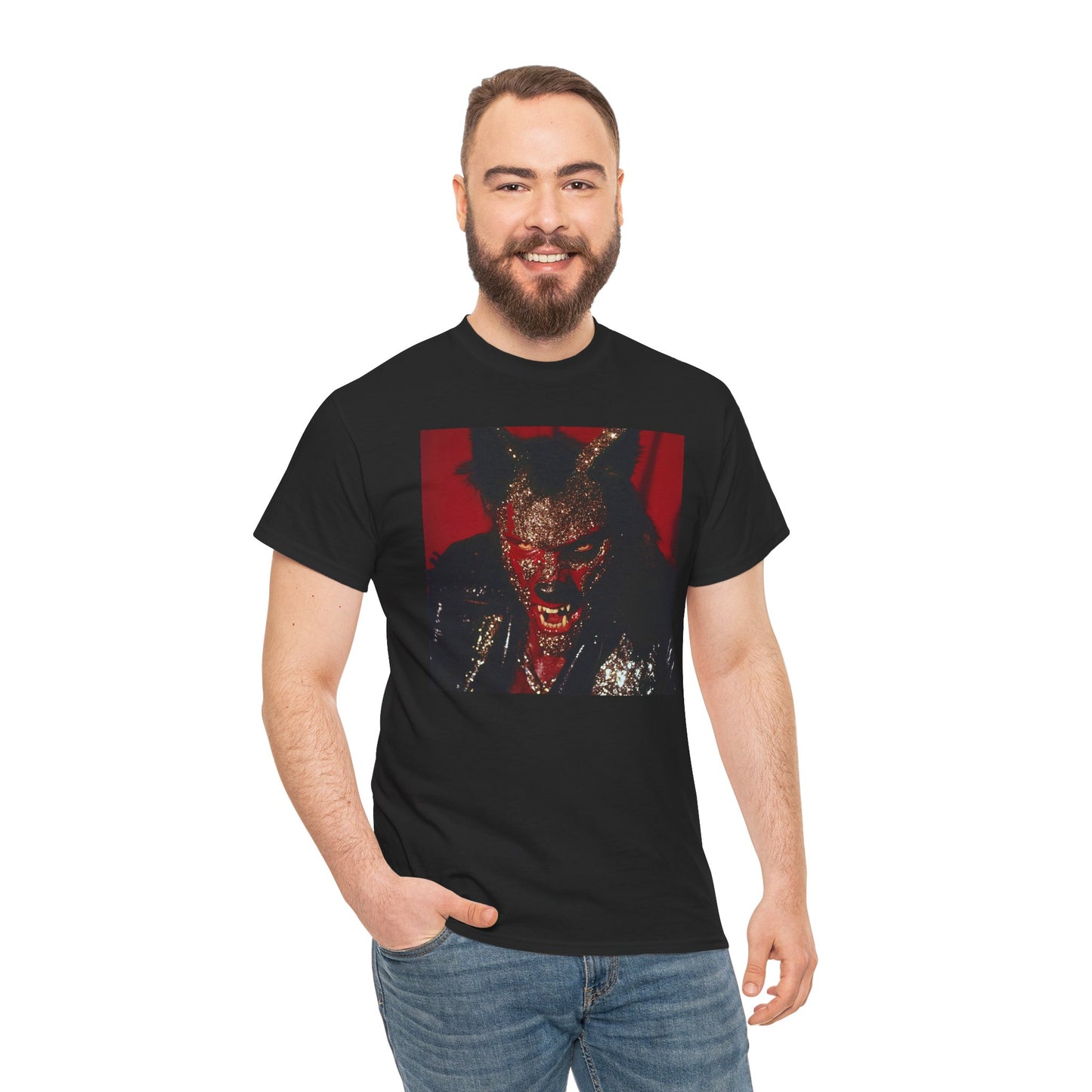 Glitter Demon Tshirt – Queer Horror Clubwear Shirt