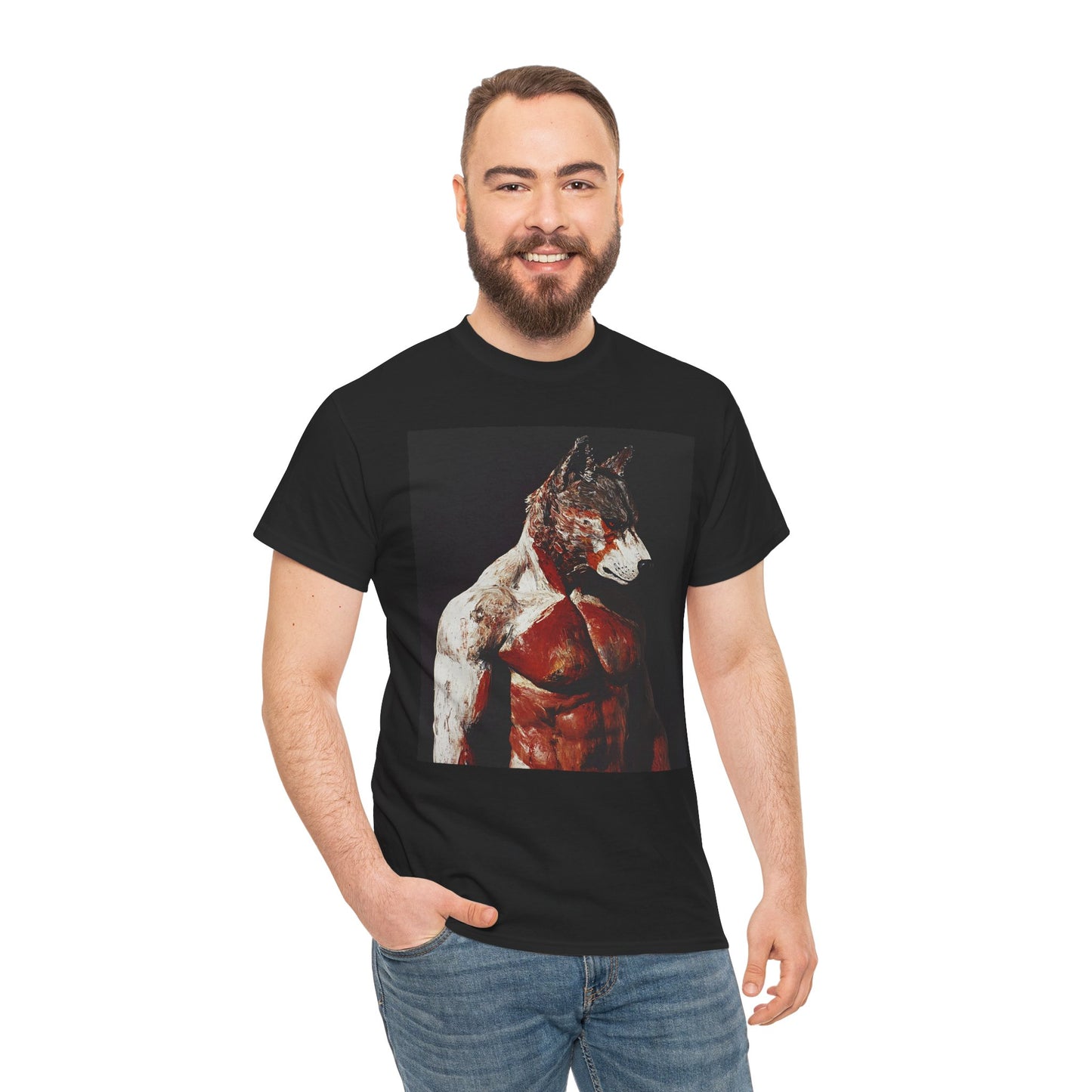 Wolfman Painting - T-Shirt