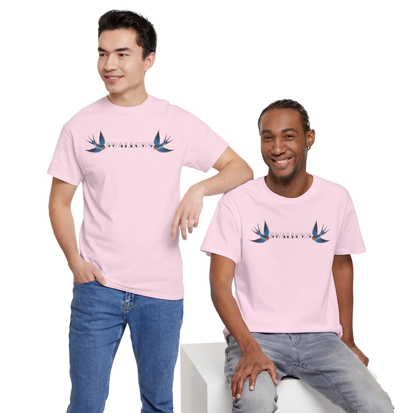 Swallows Traditional Tattoo - Tee