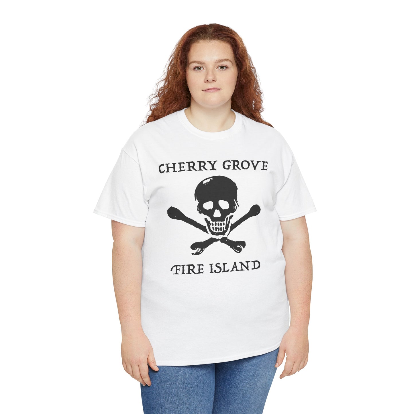 Cherry Grove Fire Island Tshirt – Skull Graphic Gay Pirate Tee