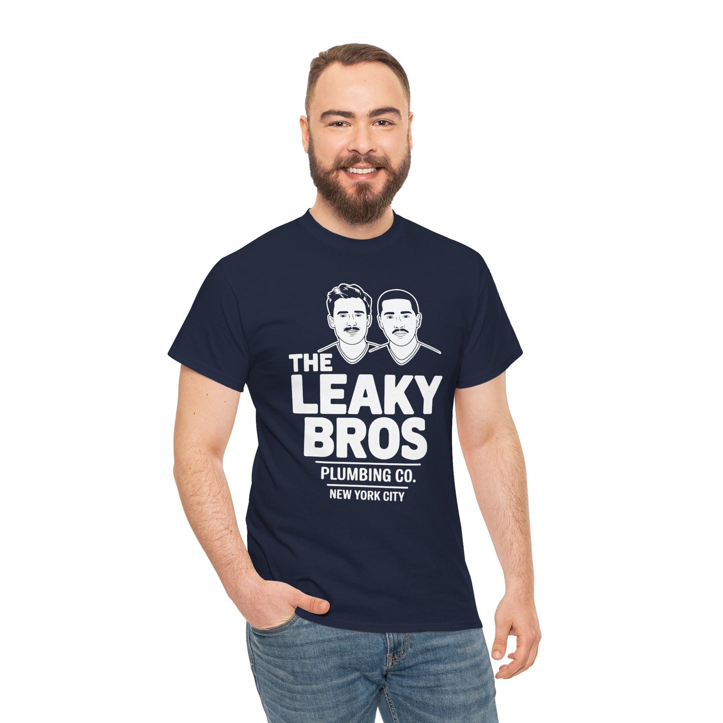 gildan Leaky Bros Pluming Company We'll Clean Up Every Drop - Naughty Queer Gay Joke Sex Ejaculation Shirt for bar gay club cruise pride