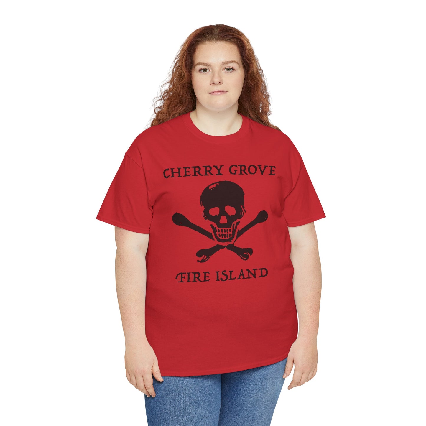 Cherry Grove Fire Island Tshirt – Skull Graphic Gay Pirate Tee