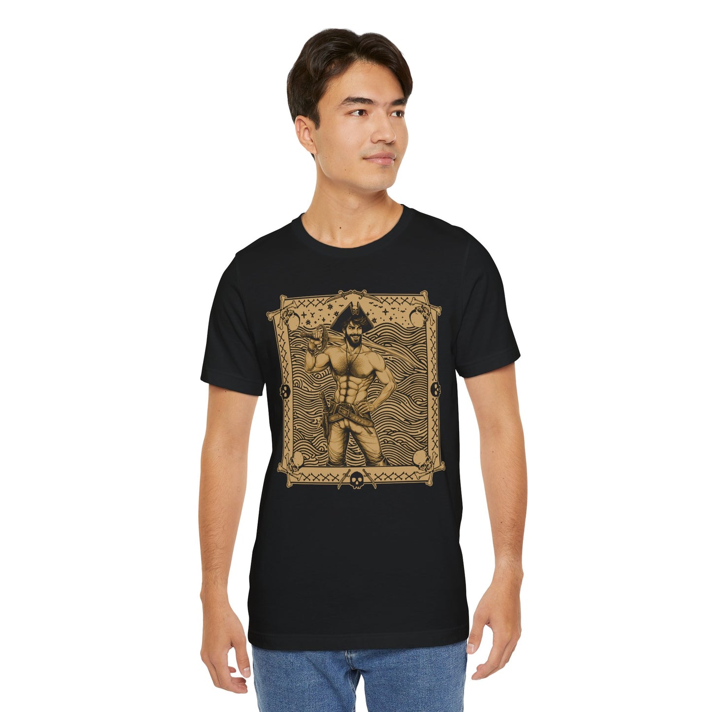 Pirate Pin-Up Hunk - T-Shirt