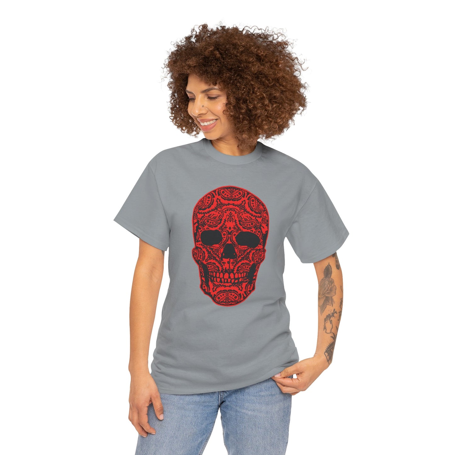 Paisley Skull - T-Shirt