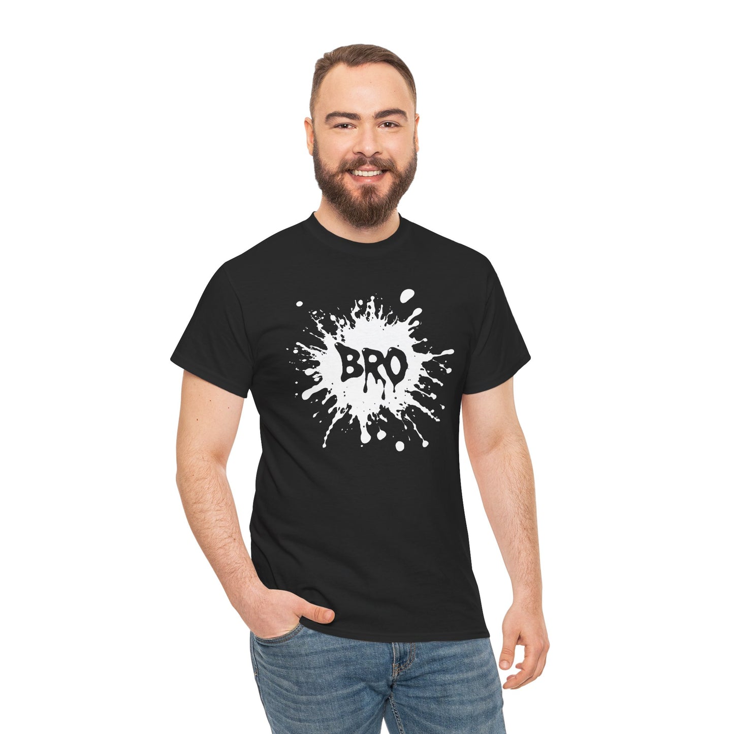BRO T-Shirt – Masc 4 Masc Cum Splatter Queer T-shirt
