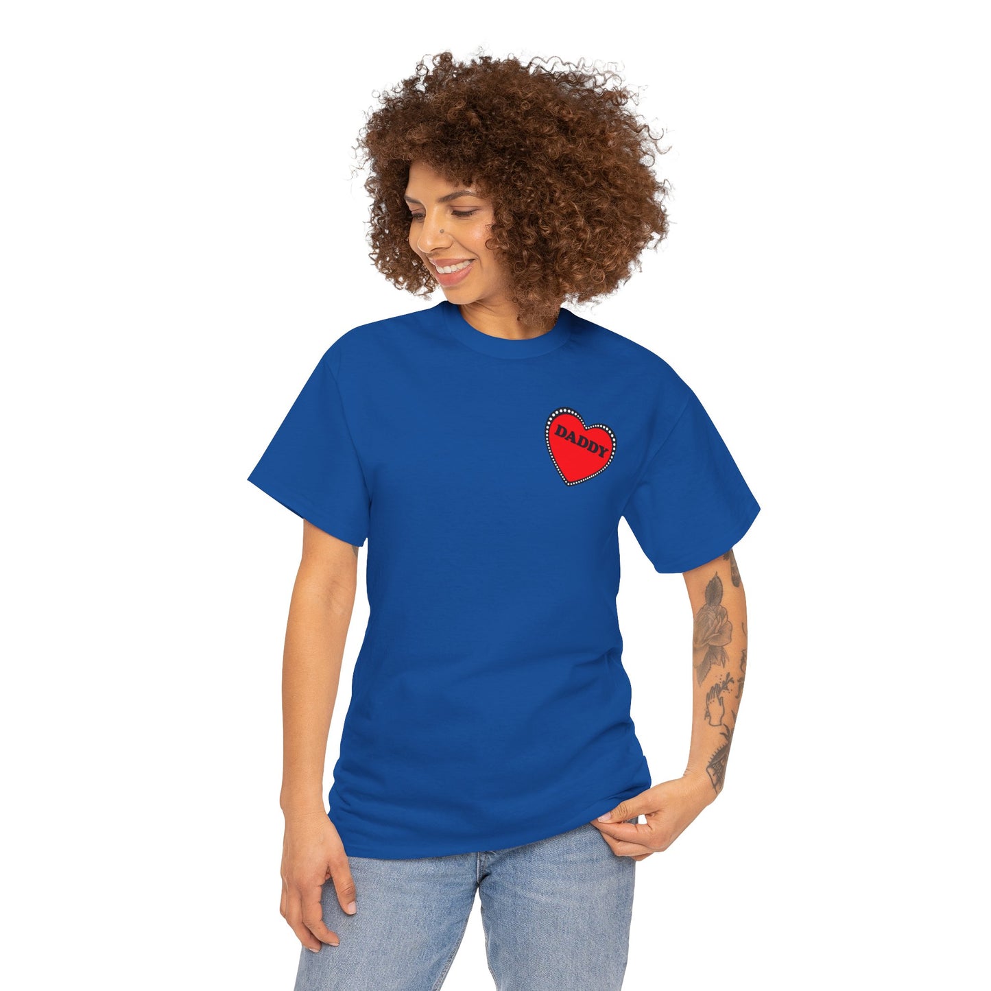 Studded Heart DADDY - T-Shirt