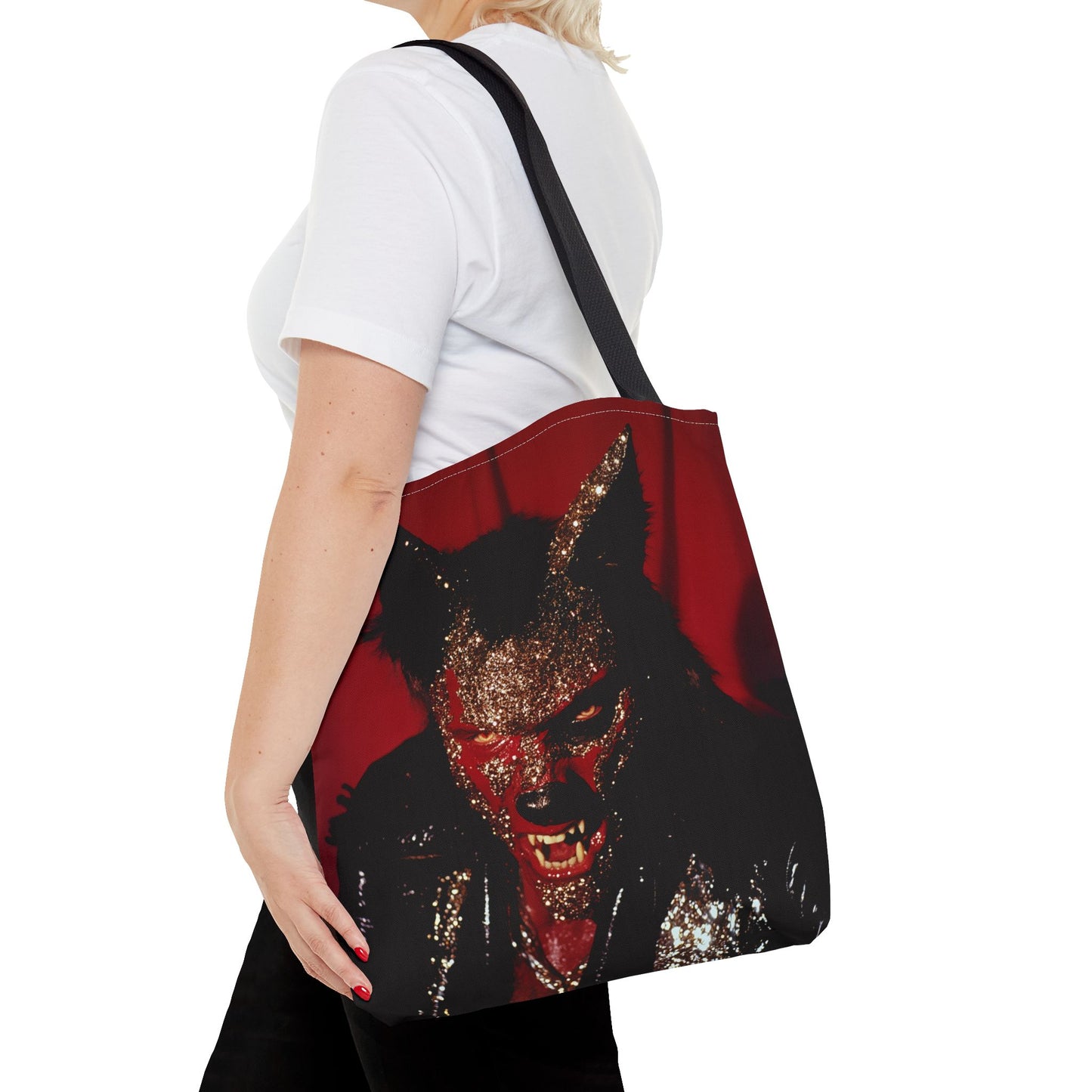 Glam Rock Tote Bag, Edgy Punk Bag for Concerts, Unique Gift for Music Lovers, Festival Accessory, Stylish Everyday Bag