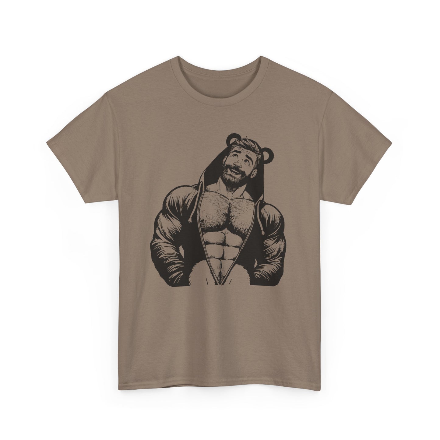 Furry Bear Hunk - T-Shirt