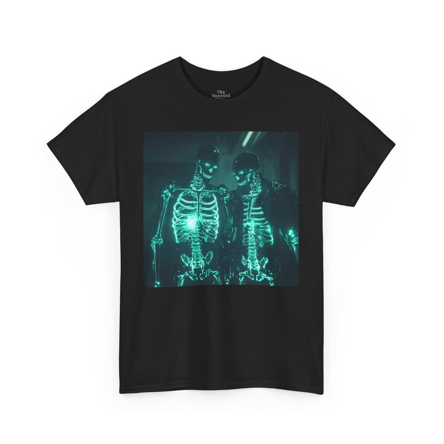 Glowing Skeleton Biker Rocker - Shirt