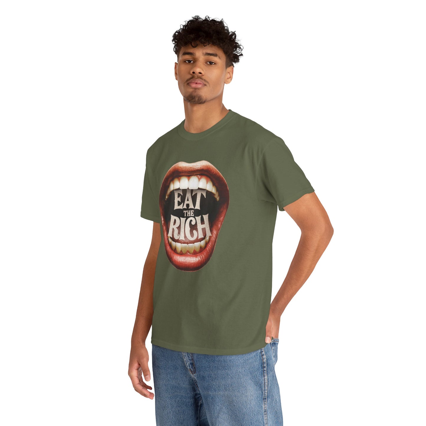 Eat the Rich Tshirt – Punk Political Shirt – Anti Capitalist Tee