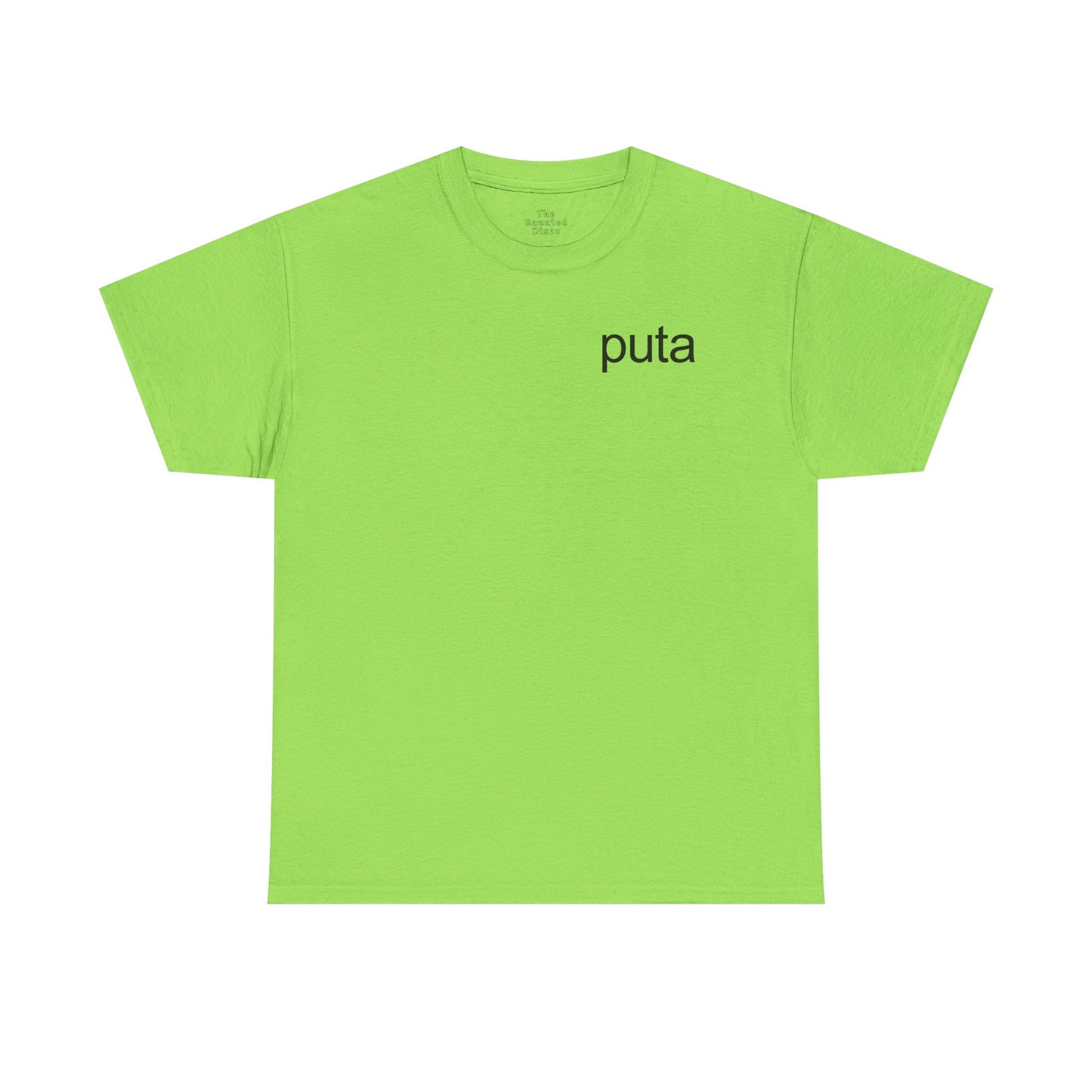 Puta Tshirt – Neon Green Slut Energy Statement Shirt (S–5XL)