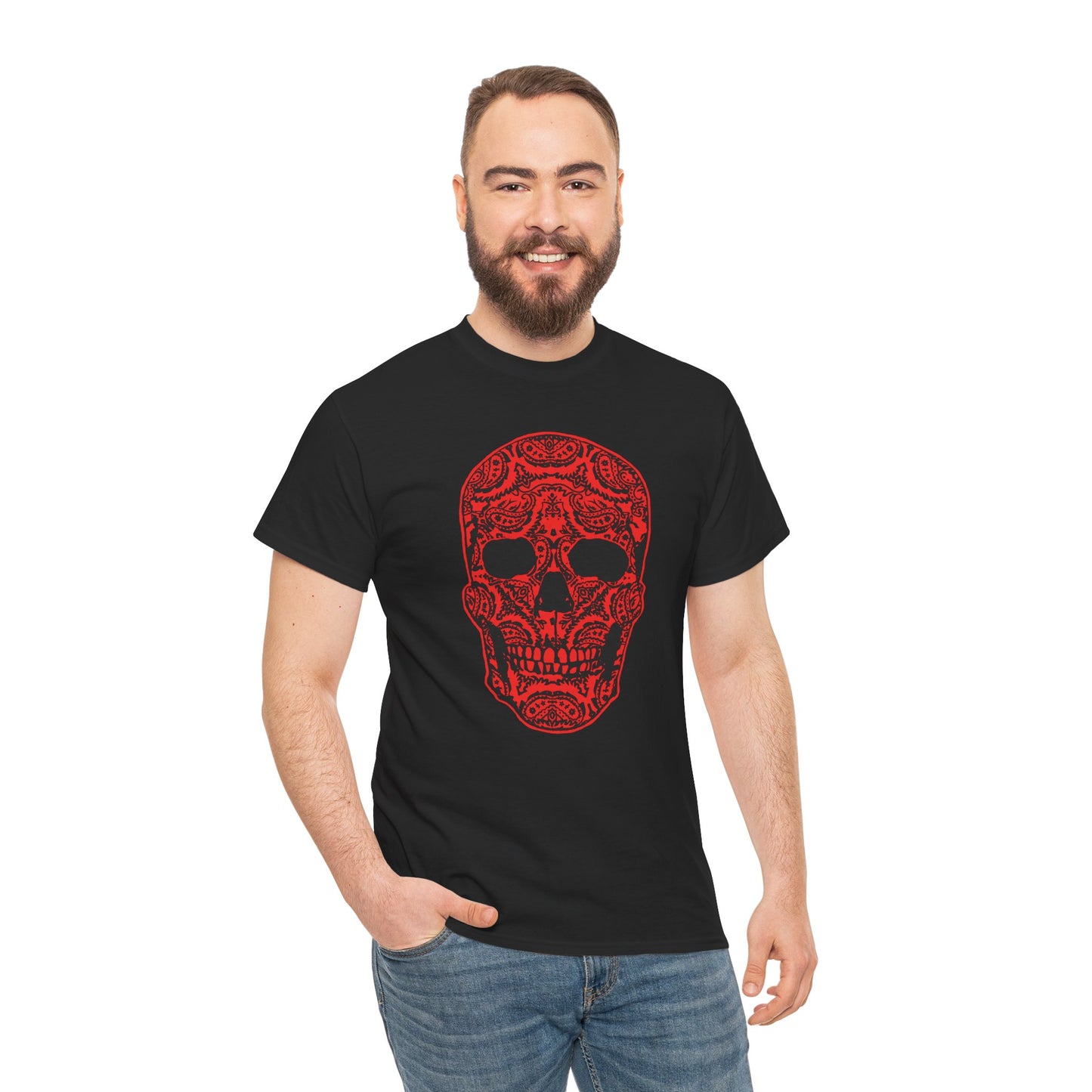 Paisley Skull - T-Shirt