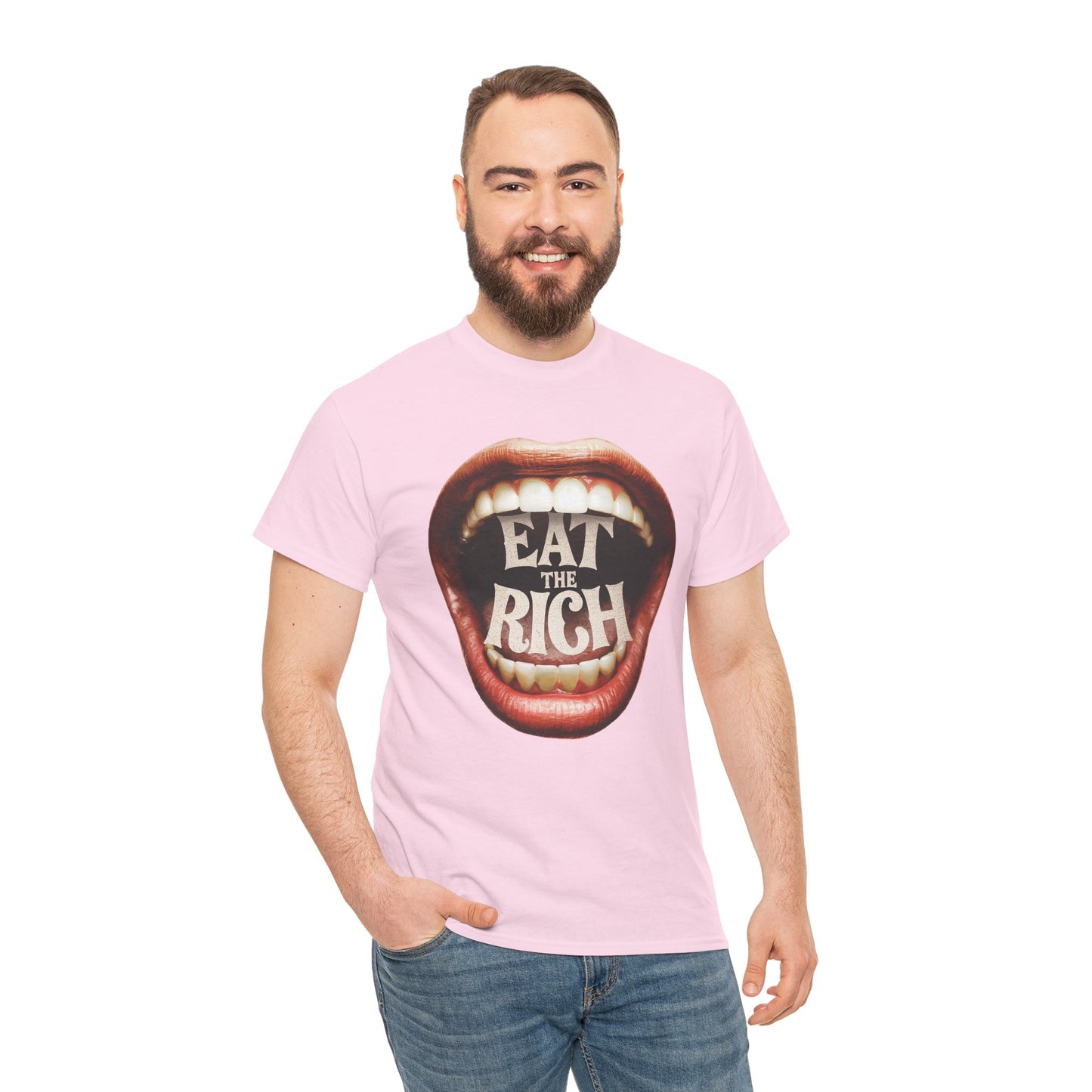 Eat the Rich Tshirt – Punk Political Shirt – Anti Capitalist Tee