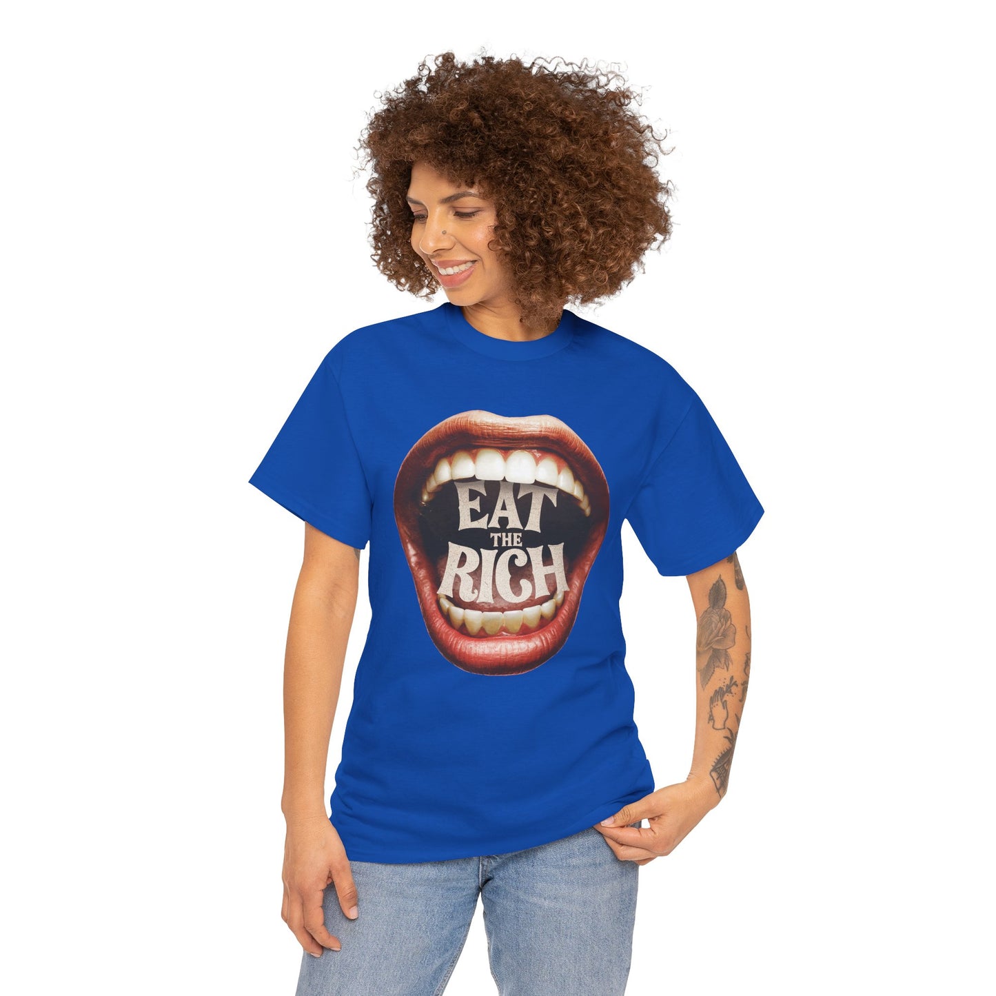 Eat the Rich Tshirt – Punk Political Shirt – Anti Capitalist Tee