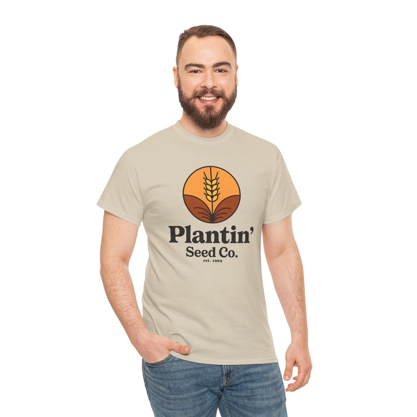 Plantin’ Seed Co. Tshirt – Retro Farming Parody – Campy Innuendo Top