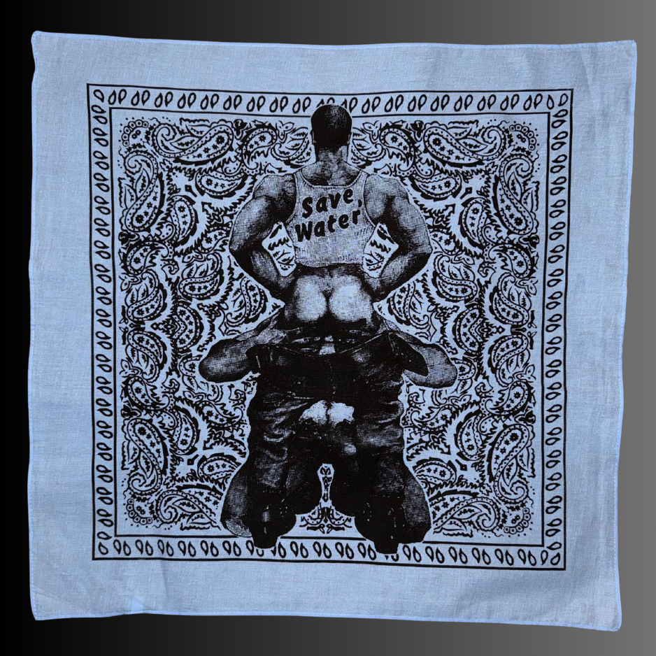 Save Water Bandana — Art by Rex