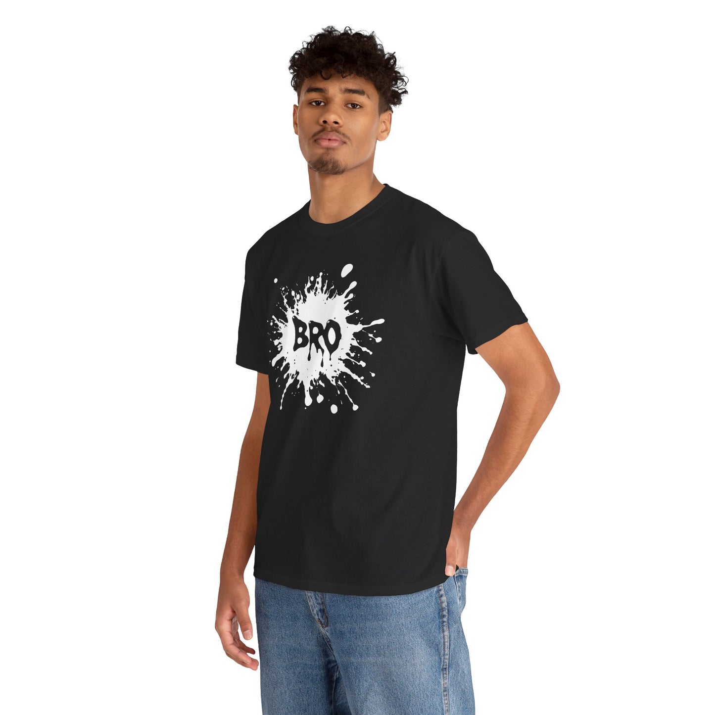 BRO T-Shirt – Masc 4 Masc Cum Splatter Queer T-shirt