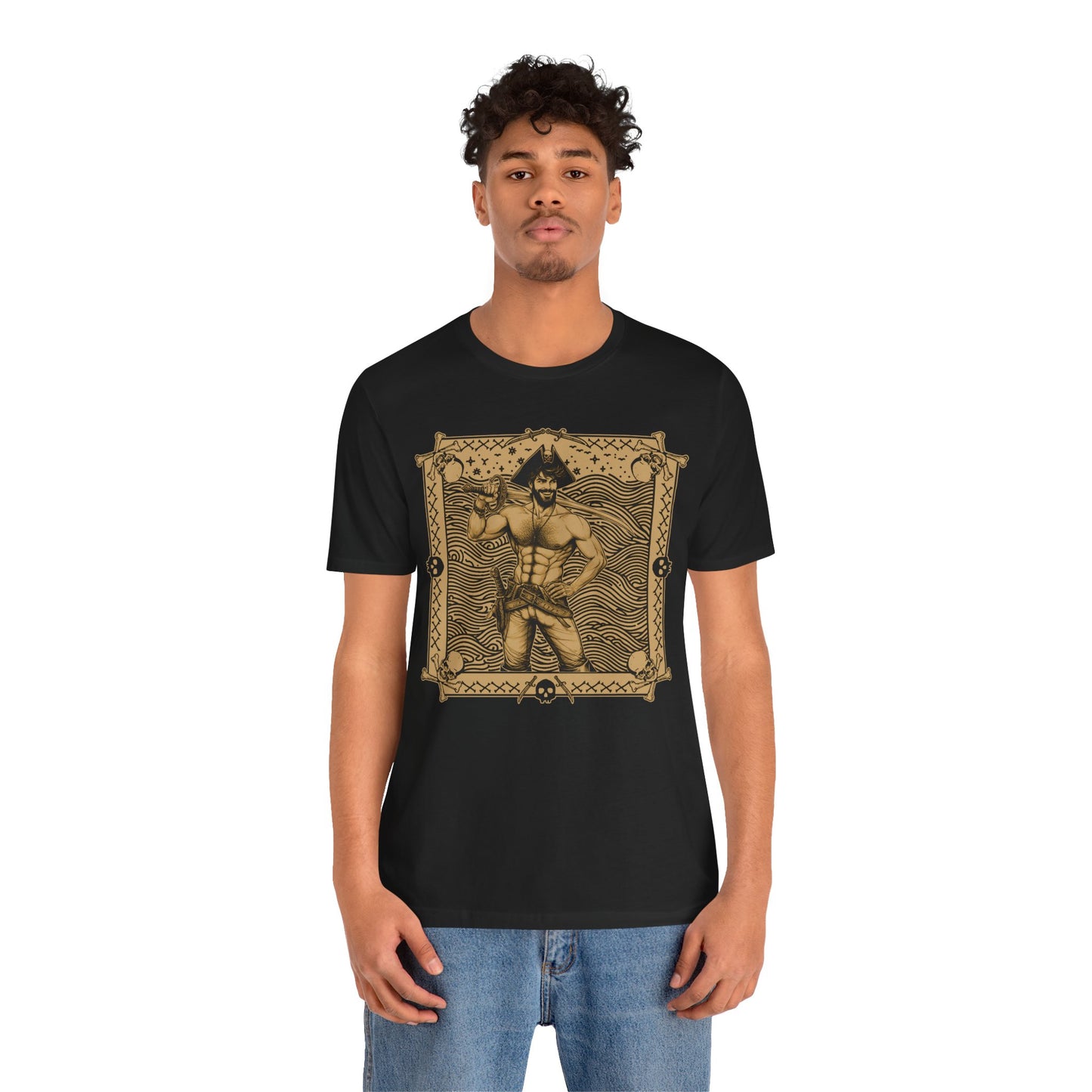 Pirate Pin-Up Hunk - T-Shirt