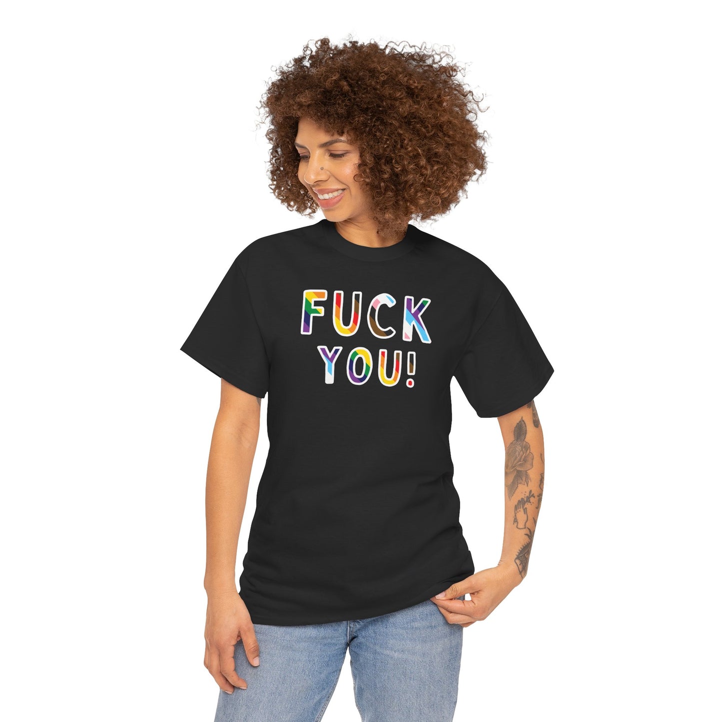 Fuck You Rainbow Flag Protest - TShirt