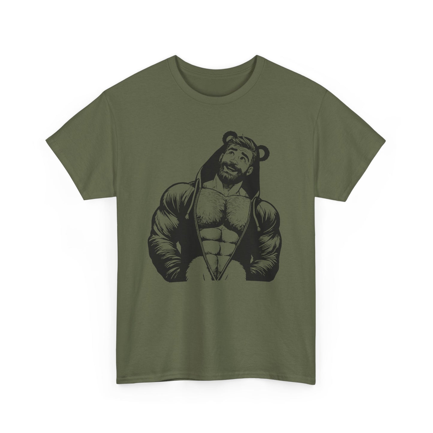Furry Bear Hunk - T-Shirt