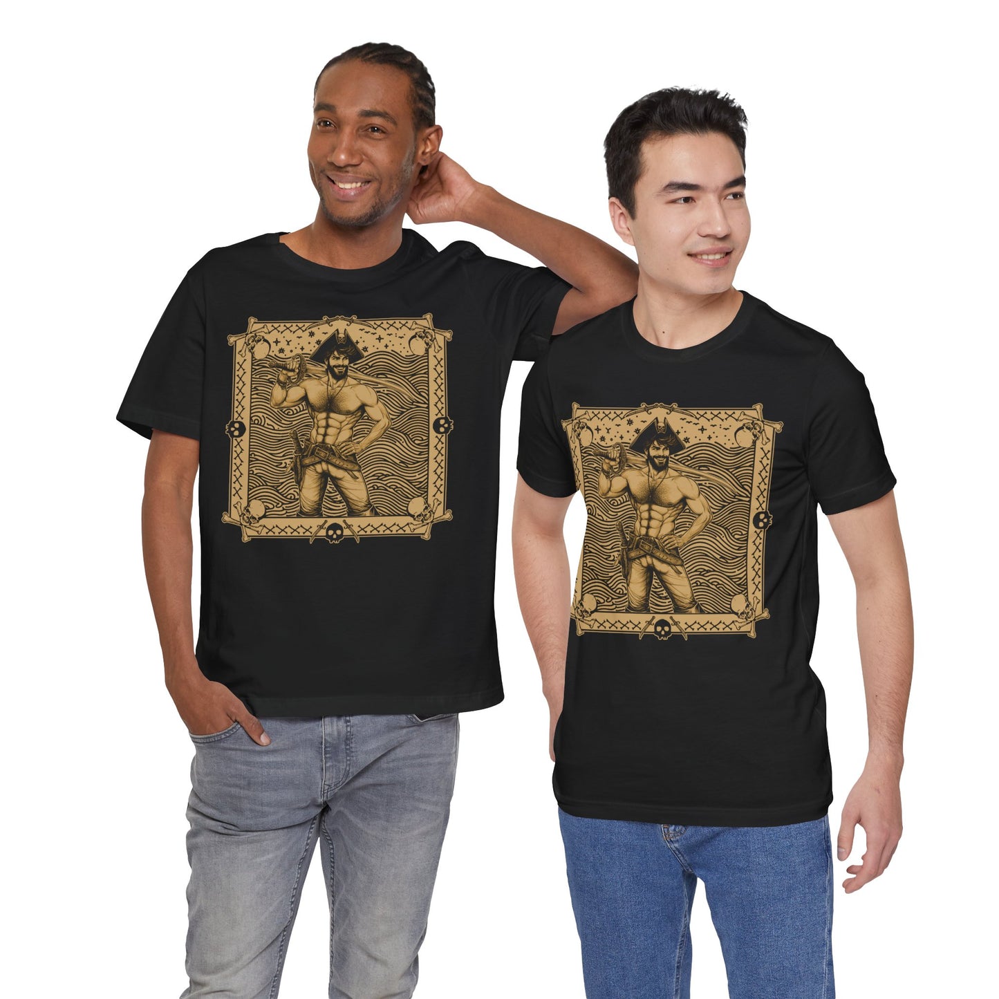 Pirate Pin-Up Hunk - T-Shirt