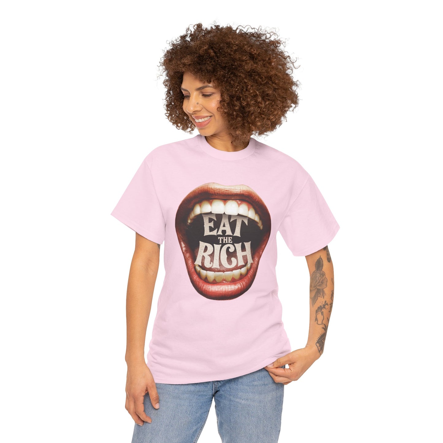 Eat the Rich Tshirt – Punk Political Shirt – Anti Capitalist Tee