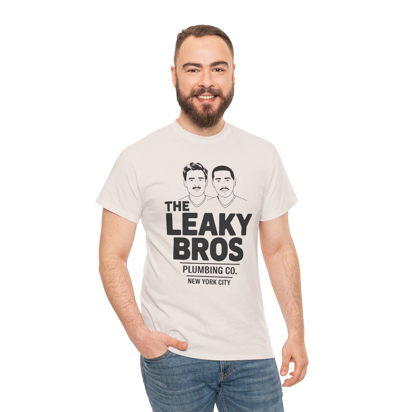 gildan Leaky Bros Pluming Company We'll Clean Up Every Drop - Naughty Queer Gay Joke Sex Ejaculation Shirt for bar gay club cruise pride