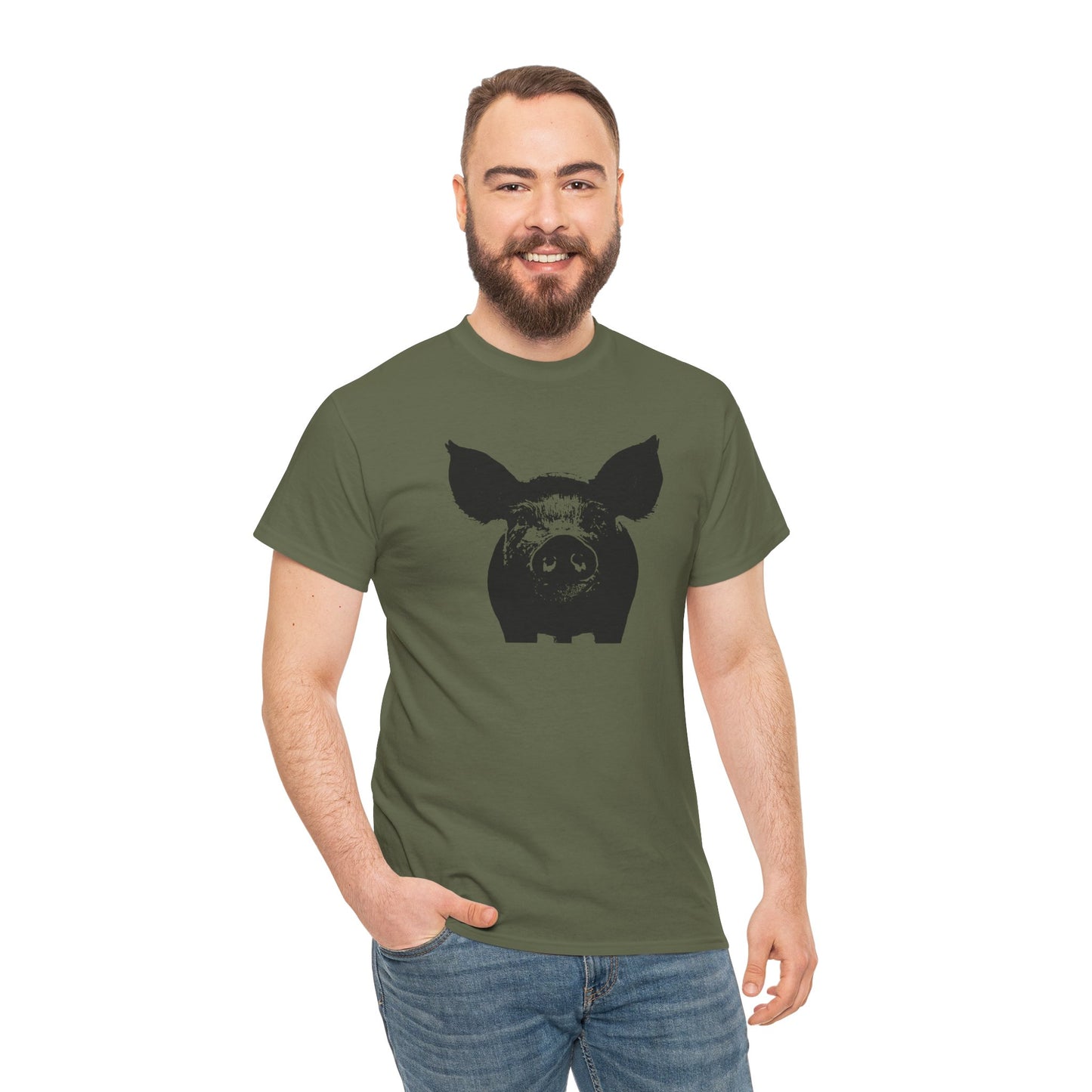Pig Retro Graphic - Tee