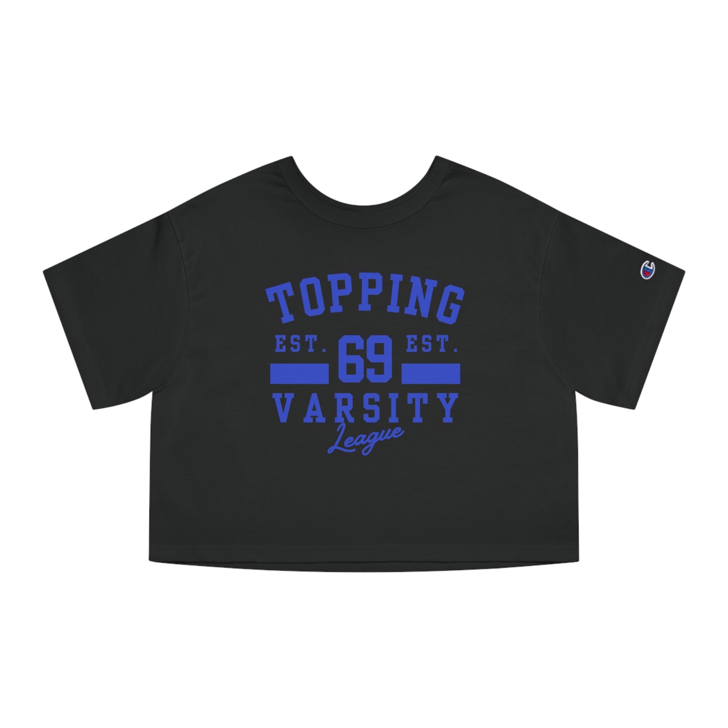 Topping Varsity Crop Top | Gay Jock Top Shirt, Dom Pride Tee, Funny Queer Top Shirt, LGBT Festival Gear, Campy Gay Apparel