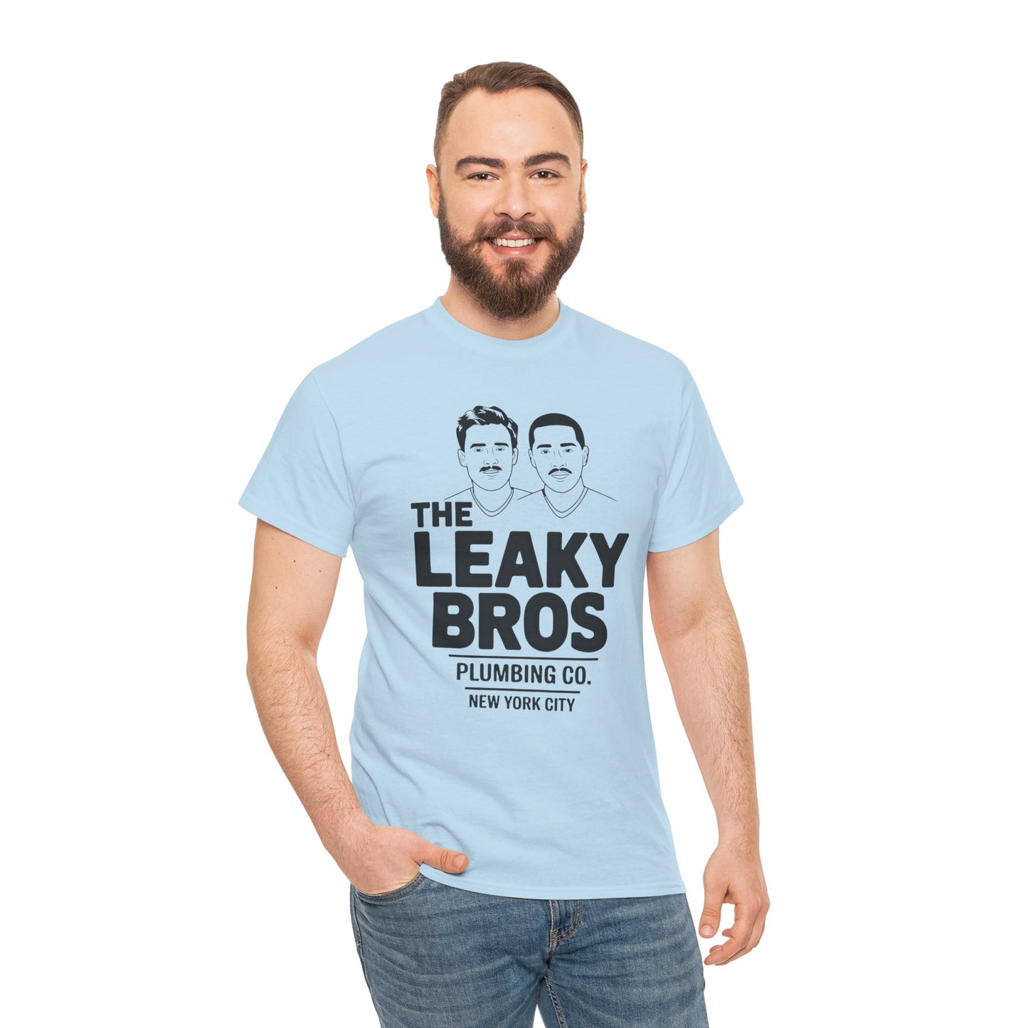 gildan Leaky Bros Pluming Company We'll Clean Up Every Drop - Naughty Queer Gay Joke Sex Ejaculation Shirt for bar gay club cruise pride