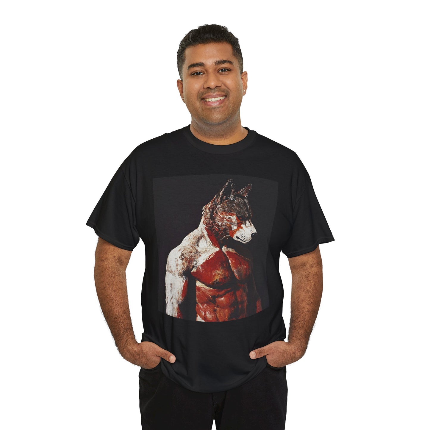 Wolfman Painting - T-Shirt