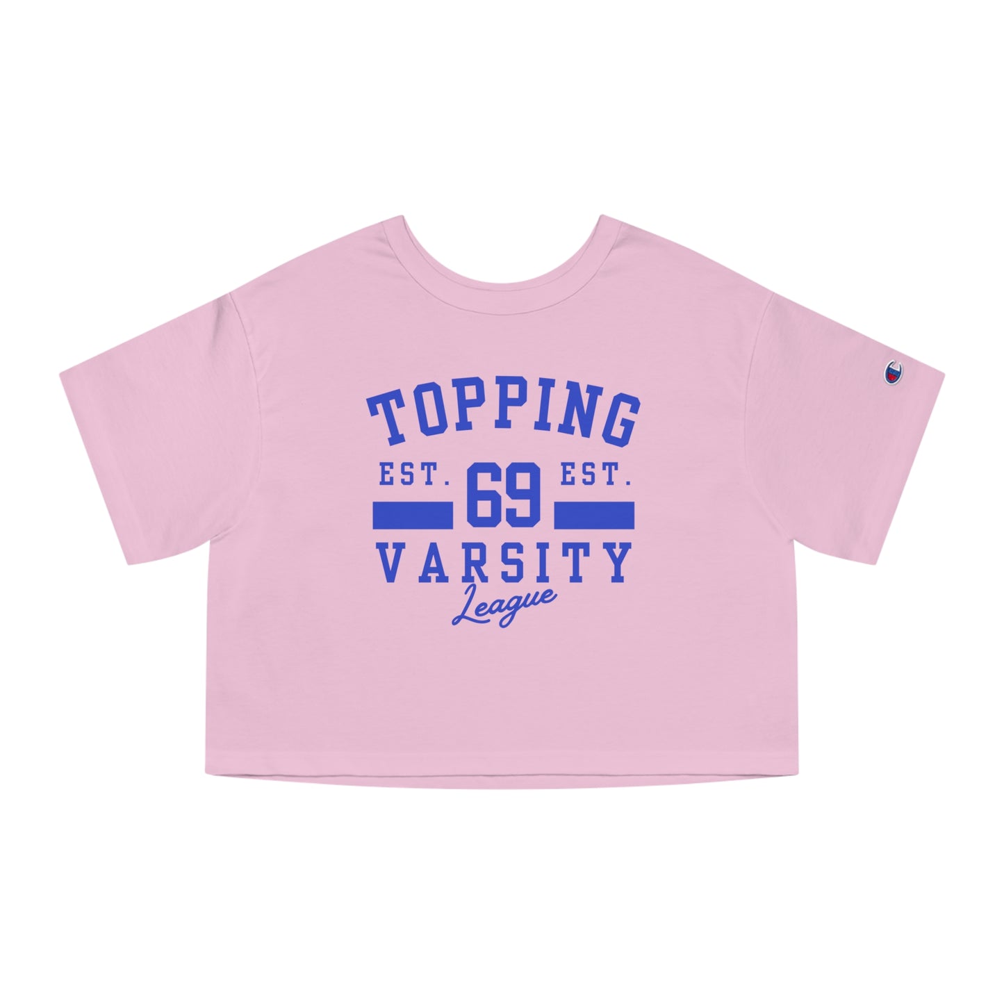 Topping Varsity Crop Top | Gay Jock Top Shirt, Dom Pride Tee, Funny Queer Top Shirt, LGBT Festival Gear, Campy Gay Apparel