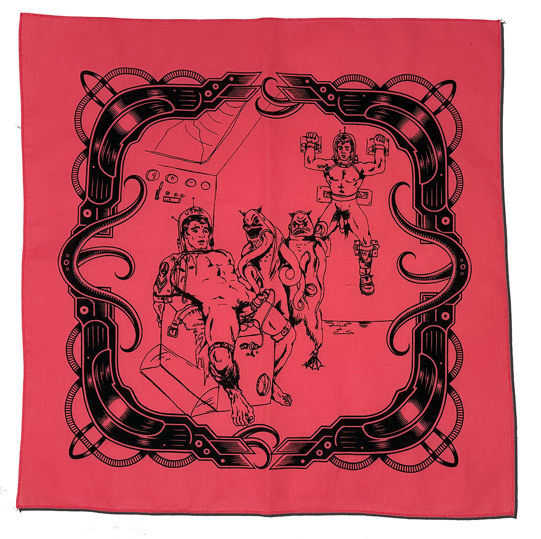 Science-Fiction Leather Bandana — Art by Dom “Etienne” Orejudos