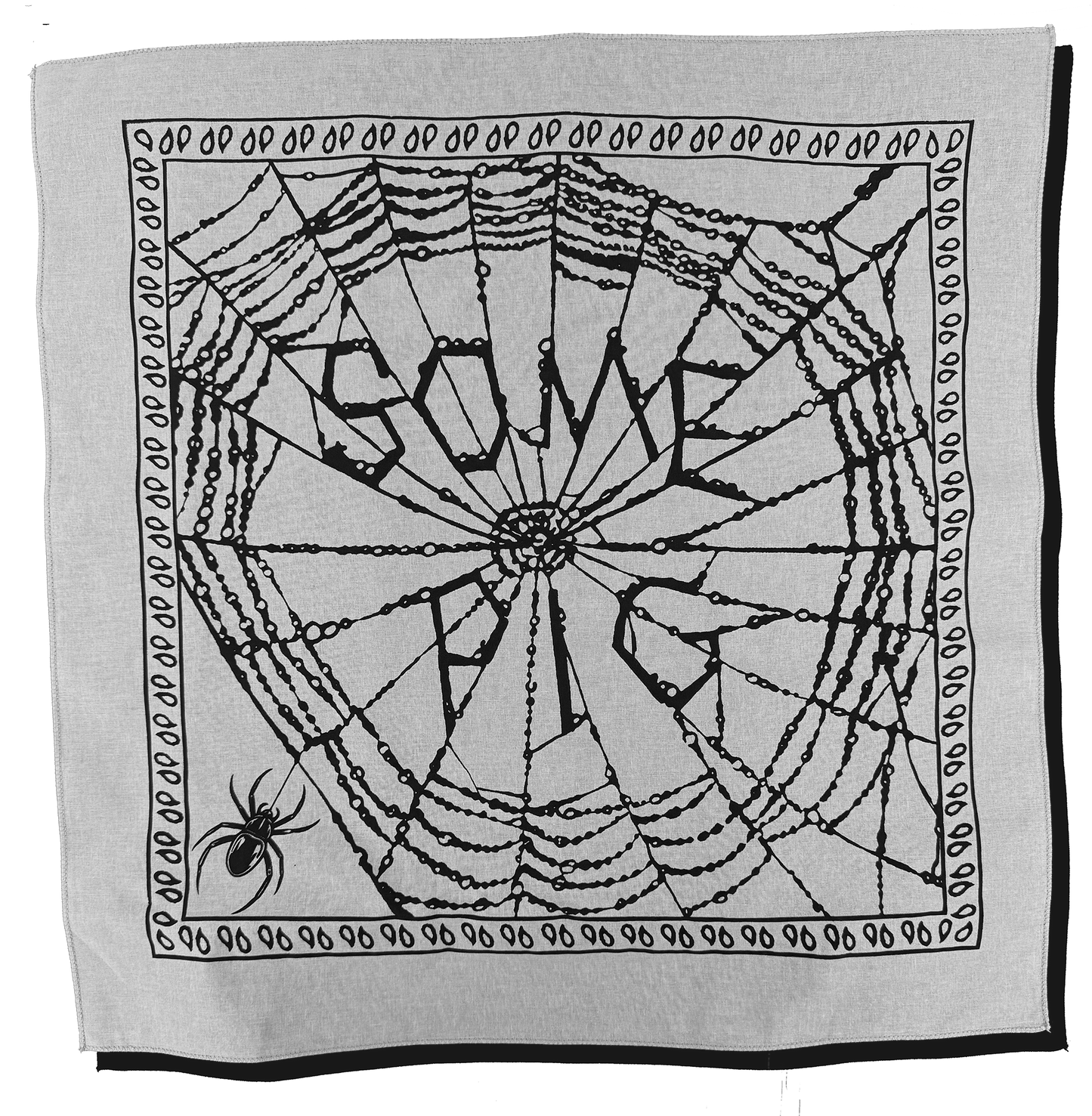 Some Pig Spider Web Bandana