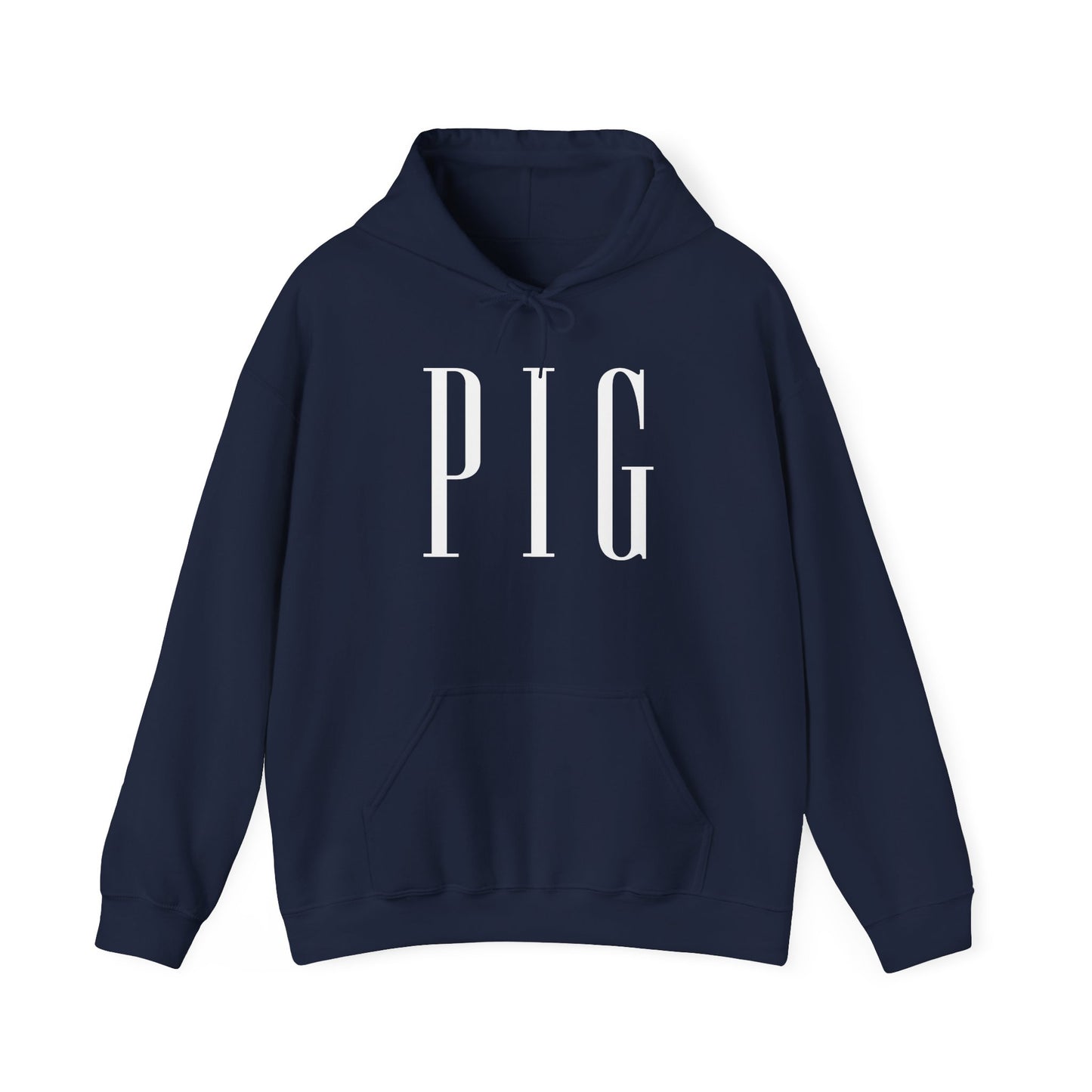 Pig Hoodie — Minimalist Y2K Mall Tribute