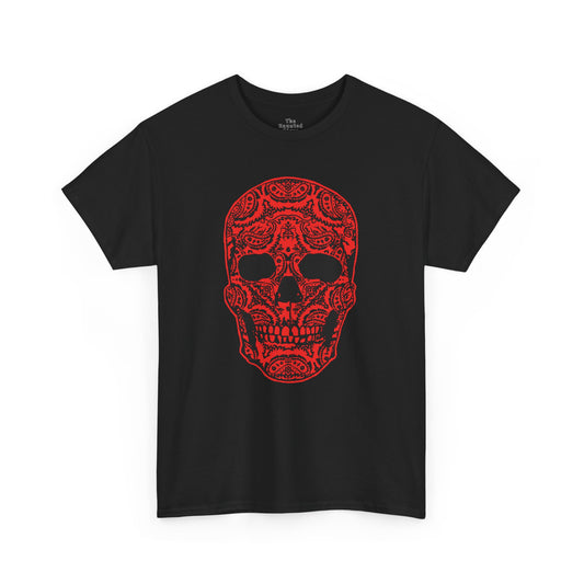 Paisley Skull - T-Shirt